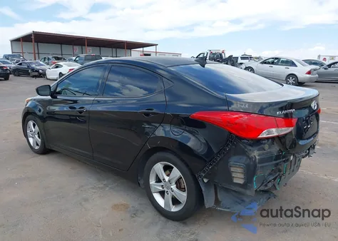 2013 Hyundai Elantra Gls from USA, damaged, VIN 5NPDH4AE7DH434534